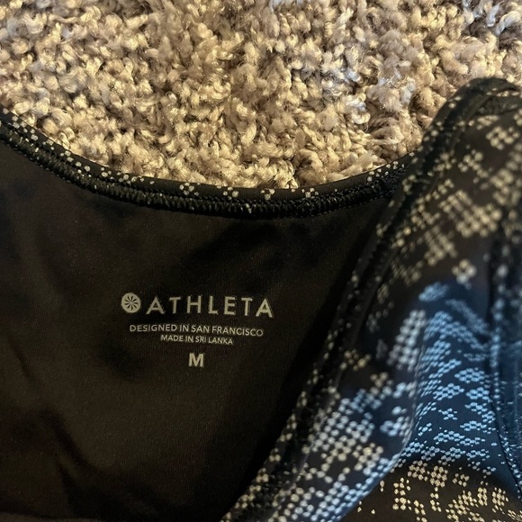 ATHLETA Black Viper Midi Yoga & Fitness Tank Top - Picture 3 of 5